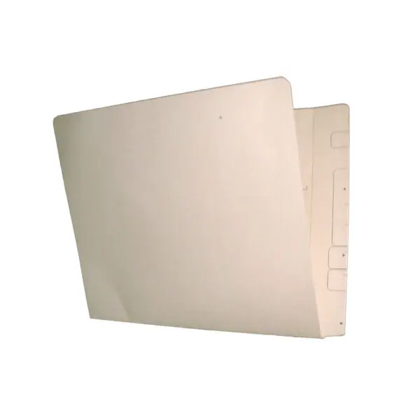 Manila Letter Size Reinforced Jeter Match End Tab Folder with Printed Tic Marks, 14 pt Manila Stock, Packaged 100/400