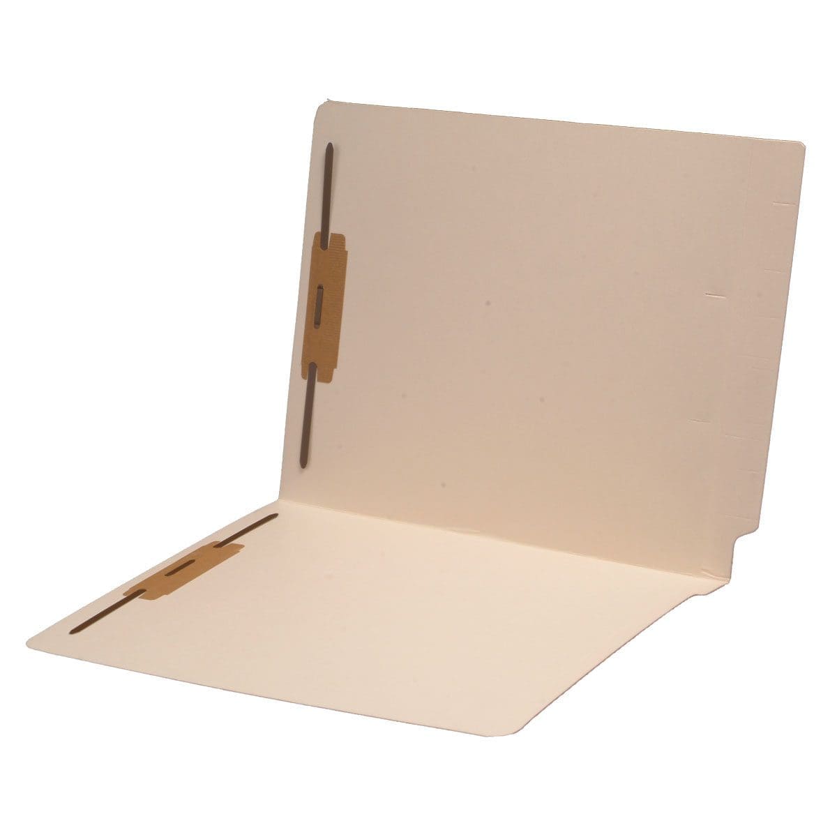 Manila Letter Size Reinforced End Tab Folder with 2